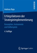 Cover-Bild zum Titel 'Erfolgsfaktoren der Strategieimplementierung' von 'Andreas Raps'