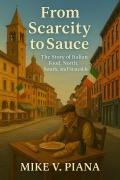 Cover-Bild zum Titel 'From Scarcity to Sauce: The Story of Italian Food. North, South, and Stateside' von 'Mike V. Piana'