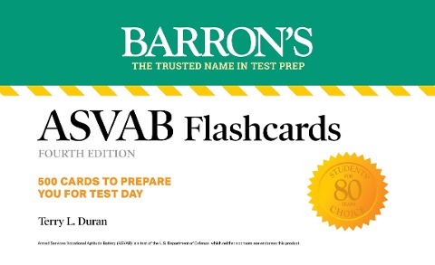 ASVAB Flashcards, Fourth Edition: Up-to-date Practice - Terry L. Duran