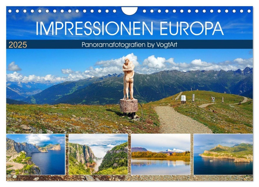 Impressionen Europa, Panoramafotografien by VogtArt (Wandkalender 2025 DIN A4 quer), CALVENDO Monatskalender - VogtArt VogtArt