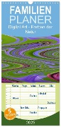 Familienplaner 2025 - Digital Art - Farben der Natur mit 5 Spalten (Wandkalender, 21 x 45 cm) CALVENDO - Brigitte Deus-Neumann