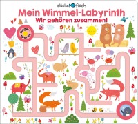 Cover-Bild zum Titel 'Glücksfisch: Mein Wimmel-Labyrinth: Wir gehören zusammen!' von ''