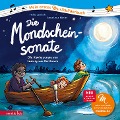 Cover-Bild zum Titel 'Die Mondscheinsonate (Mein erstes Musikbilderbuch mit CD und zum Streamen)' von 'Heinz Janisch'