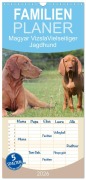 Familienplaner 2026 - Magyar Vizsla - Vielseitiger Jagdhund mit 5 Spalten (Wandkalender, 21 x 45 cm) CALVENDO - Barbara Mielewczyk