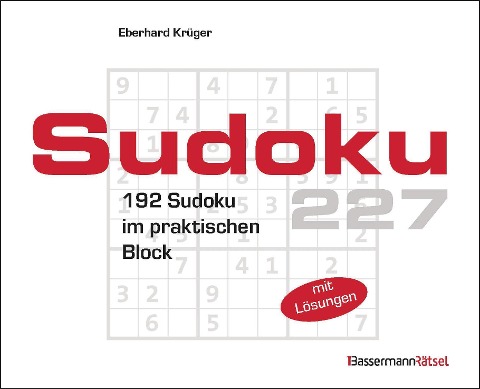 Sudokublock 227 (5 Exemplare à 2,99 EUR) - Eberhard Krüger