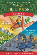 Cover-Bild zum Titel 'Magic Tree House 2-in-1 Bindup: Dinosaurs Before Dark / The Knight at Dawn' von 'Mary Pope Osborne'