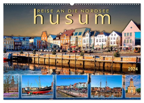 Reise an die Nordsee - Husum (Wandkalender 2024 DIN A2 quer), CALVENDO Monatskalender - Peter Roder