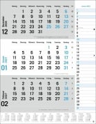 Cover-Bild zum Titel '3-Monats-Planer, blau 2027' von ''