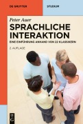 Cover-Bild zum Titel 'Sprachliche Interaktion' von 'Peter Auer'