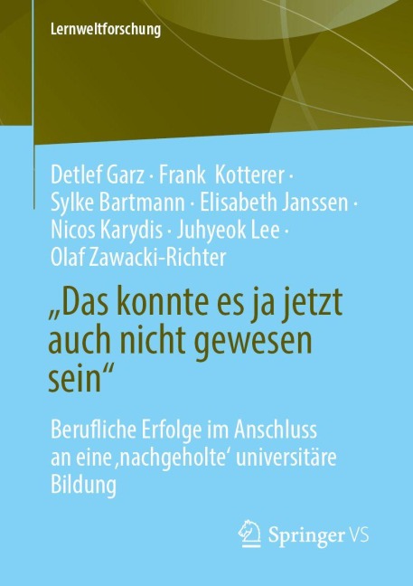 "Das konnte es ja jetzt auch nicht gewesen sein" - Detlef Garz, Frank Kotterer, Sylke Bartmann, Elisabeth Janssen, Nicos Karydis