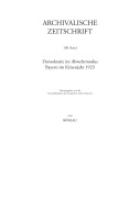 Cover-Bild zum Titel 'Archivalische Zeitschrift 100 (2024)' von ''