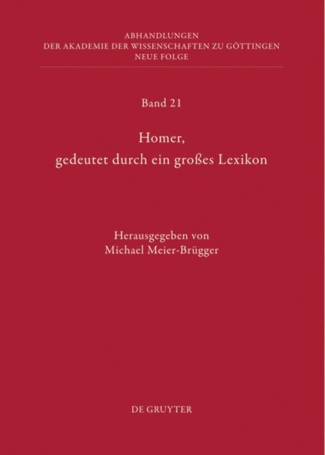 Homer, gedeutet durch ein großes Lexikon - 