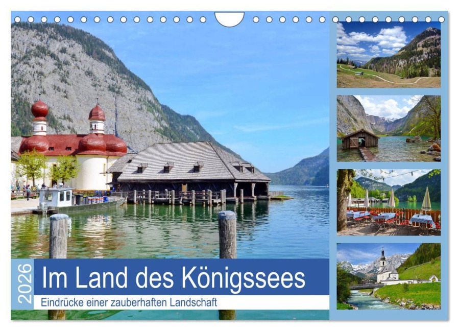 Im Land des Königssees (Wandkalender 2026 DIN A4 quer), CALVENDO Monatskalender - Werner Prescher