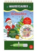 Cover-Bild zum Titel 'Weihnachten Wasserzauber Malbuch' von ''