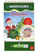 Cover-Bild zum Titel 'Weihnachten Wasserzauber Malbuch' von ''