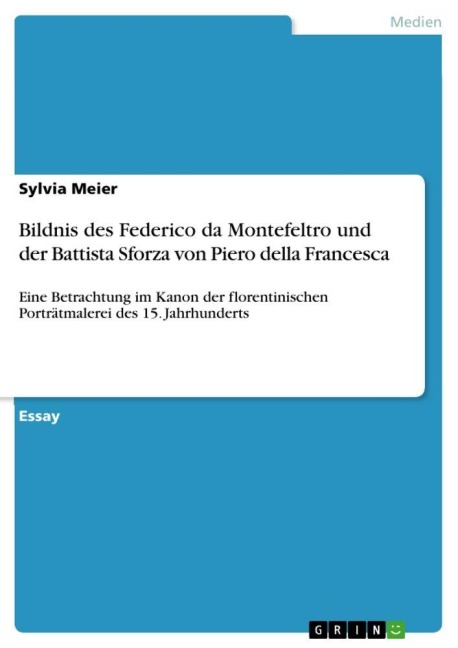 Bildnis des Federico da Montefeltro und der Battista Sforza von Piero della Francesca - Sylvia Meier