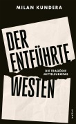Cover-Bild zum Titel 'Der entführte Westen' von 'Milan Kundera'