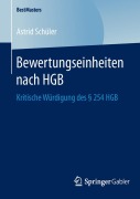 Cover-Bild zum Titel 'Bewertungseinheiten nach HGB' von 'Astrid Schüler'
