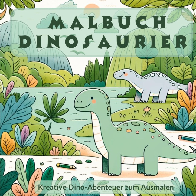 Dinosaurier Malbuch - Mein urzeitliches Malbuch - S&L Inspirations Lounge