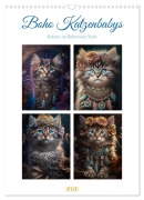 Cover-Bild zum Titel 'Boho Katzenbabys (Wandkalender 2026 DIN A3 hoch), CALVENDO Monatskalender' von 'Steffen Gierok-Latniak'
