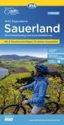Cover-Bild zum Titel 'ADFC-Regionalkarte Sauerland mit Tagestouren-Vorschlägen, 1:75.000, reiß- und wetterfest, GPS-Tracks Download' von ''