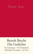 Cover-Bild zum Titel 'Die Gedichte' von 'Bertolt Brecht'