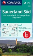 KOMPASS Wanderkarte 842 Sauerland Süd, Hochsauerland, Rothaargebirge, Siegerland 1:50.000 - 