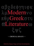 Cover-Bild zum Titel 'Modern Greek Literature' von ''
