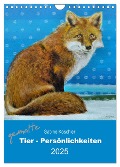 gemalte Tier-Persönlichkeiten (Wandkalender 2025 DIN A4 hoch), CALVENDO Monatskalender - Sabine Koschier