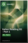 Cover-Bild zum Titel 'GenusFit: Italian Reading B1. Part 1/2' von 'GenusFit Editors Office'