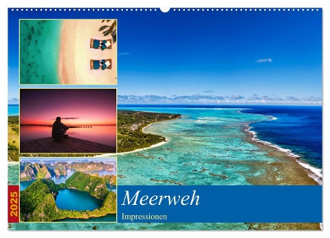 MEERweh Impressionen (Wandkalender 2025 DIN A2 quer), CALVENDO Monatskalender - Susan Michel
