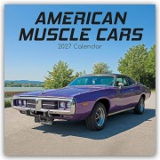 Cover-Bild zum Titel 'American Muscle Cars - Amerikanische Muscle-Cars 2027 - 16-Monatskalender' von 'Gifted Stationery'