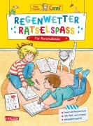 Cover-Bild zum Titel 'Conni Gelbe Reihe (Beschäftigungsbuch): Regenwetter-Rätselspaß für Vorschulkinder' von 'Hanna Sörensen'