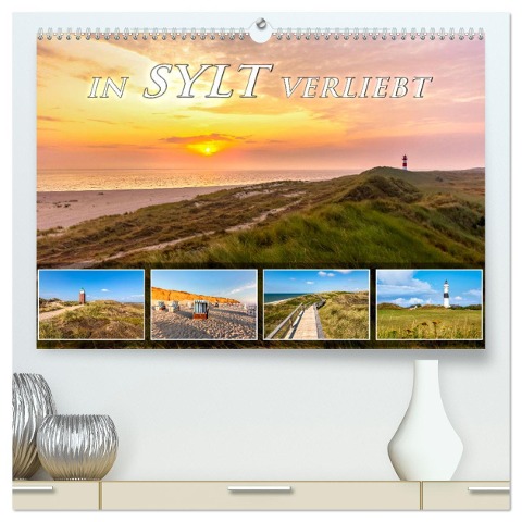 IN SYLT VERLIEBT (hochwertiger Premium Wandkalender 2025 DIN A2 quer), Kunstdruck in Hochglanz - Andrea Dreegmeyer