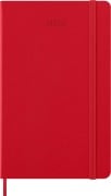 Cover-Bild zum Titel 'Moleskine 12 Monate Wochen Notizkalender 2026, Large/A5, 1 Wo = 1 Seite, rechts linierte Seite, Fester Einband, Scharlachrot' von ''