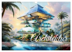 Cover-Bild zum Titel 'Architektur Futuristische Horizonte (Wandkalender 2026 DIN A3 quer), CALVENDO Monatskalender' von 'Dusanka Djeric'