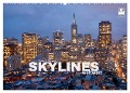 Skylines weltweit (Wandkalender 2024 DIN A2 quer), CALVENDO Monatskalender - Peter Schickert