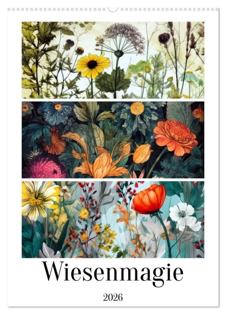 Wiesenmagie (Wandkalender 2026 DIN A2 hoch), CALVENDO Monatskalender - Justyna Jaszke JBJart