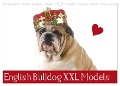 English Bulldog XXL Models (Wandkalender 2025 DIN A3 quer), CALVENDO Monatskalender - Elisabeth Stanzer