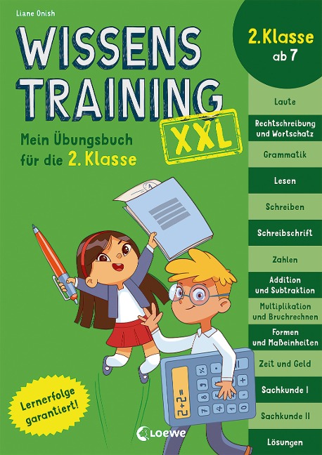 Wissenstraining XXL - Mein Übungsbuch für die 2. Klasse - Liane Onish