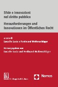 Cover-Bild zum Titel 'Sfide e innovazioni nel diritto pubblico | Herausforderungen und Innovationen im Öffentlichen Recht' von ''