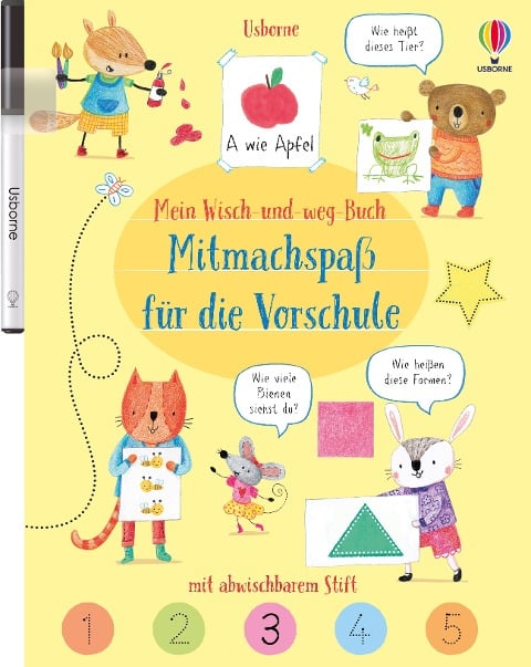 Mein Wisch-und-weg-Buch: Mitmachspaß für die Vorschule - Holly Bathie, Jessica Greenwell