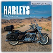 Cover-Bild zum Titel 'Harleys - Harley Davidson 2026 - 16-Monatskalender' von 'The Gifted'