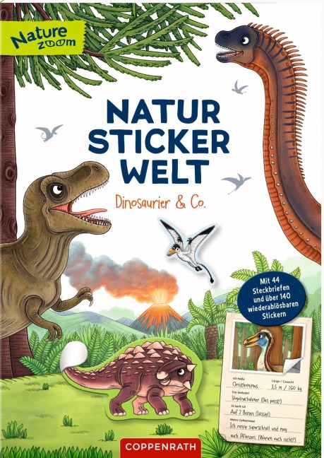 Natur-Stickerwelt - Dinosaurier und Co. - 