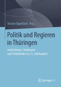 Cover-Bild zum Titel 'Politik und Regieren in Thüringen' von ''
