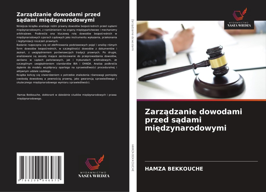 Zarz¿dzanie dowodami przed s¿dami mi¿dzynarodowymi - Hamza Bekkouche