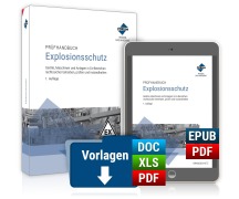 Cover-Bild zum Titel 'Prüfhandbuch Explosionsschutz' von ''