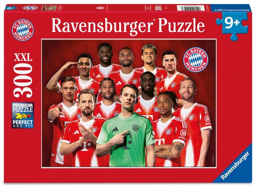 Kinderpuzzle 300 Teile - FC Bayern München Saison 2025/2026 - 