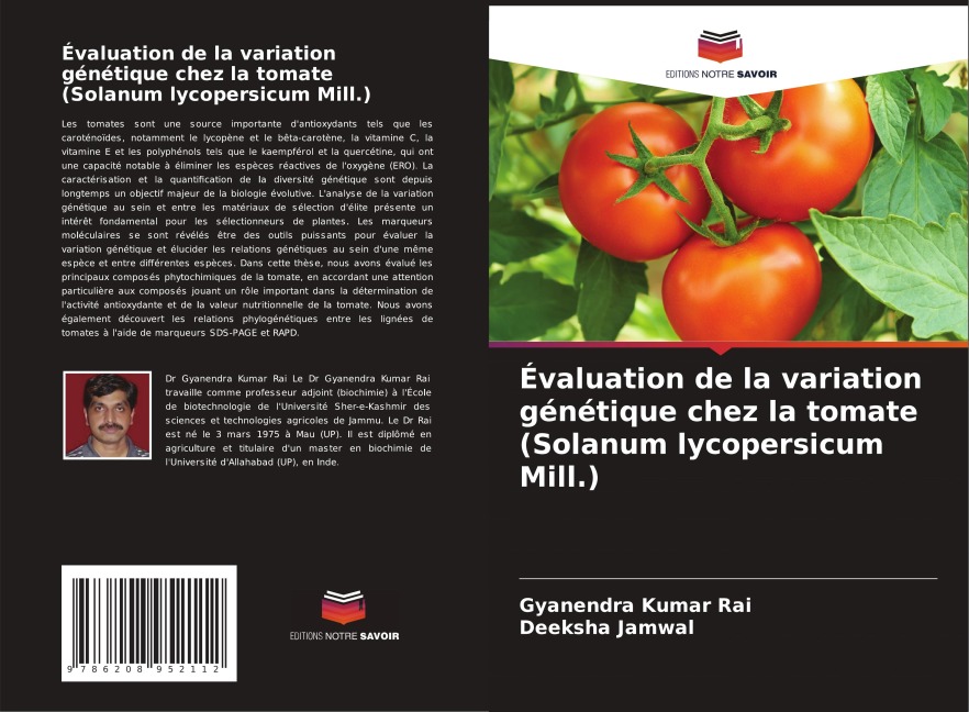 Évaluation de la variation génétique chez la tomate (Solanum lycopersicum Mill.) - Gyanendra Kumar Rai, Deeksha Jamwal