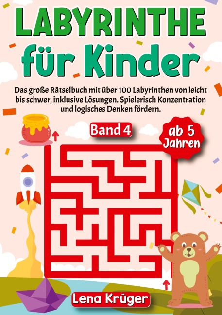 Labyrinthe für Kinder ab 5 Jahren - Band 4 - Lena Krüger
